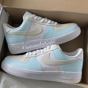 Nike Air Force 1 custom blue